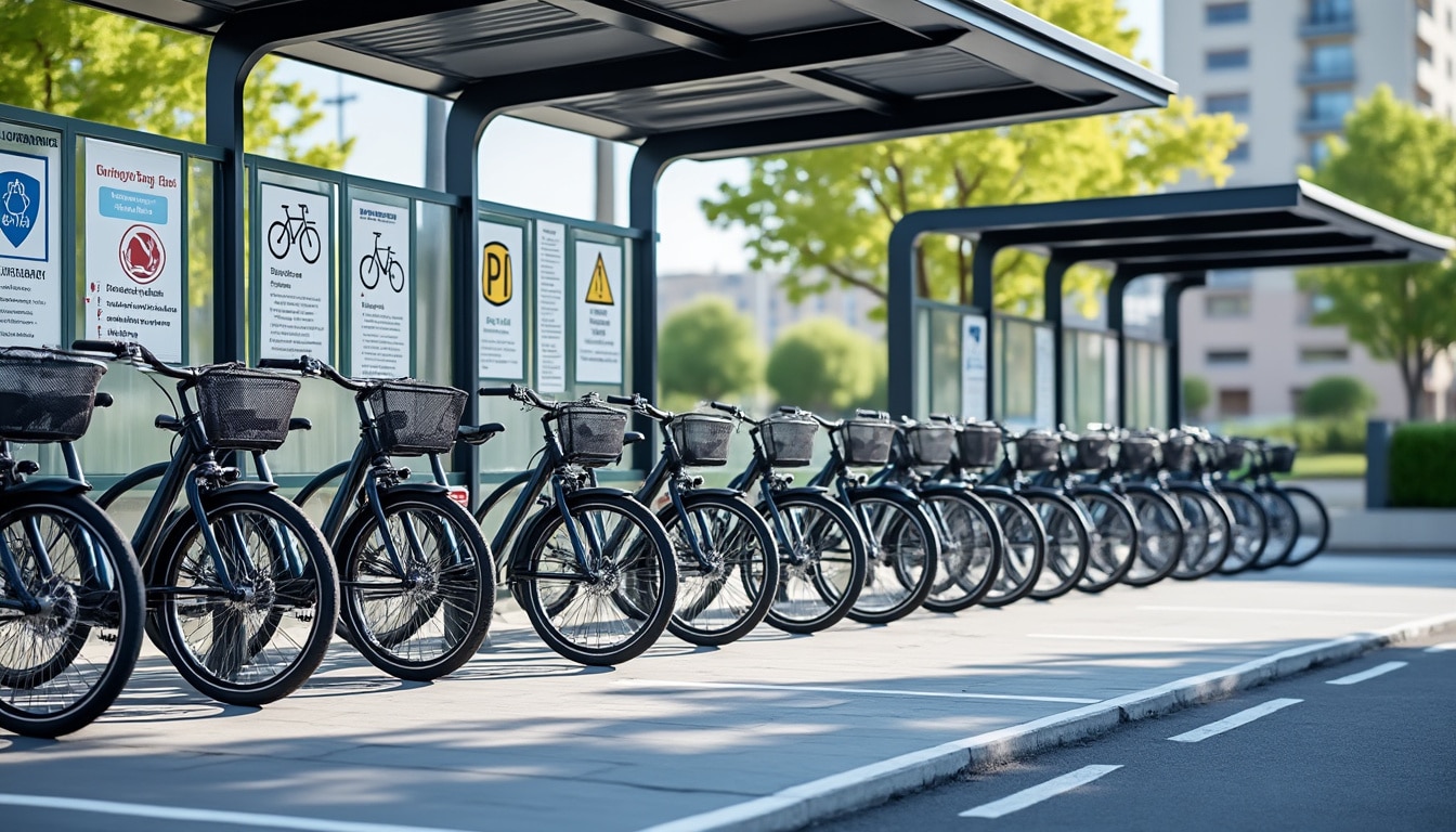découvrez le fonctionnement des consignes et abris à vélo, des solutions pratiques pour sécuriser et protéger votre vélo au quotidien.