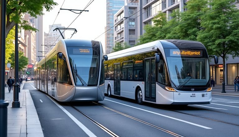 Tram et bus à haut niveau de service : les différences